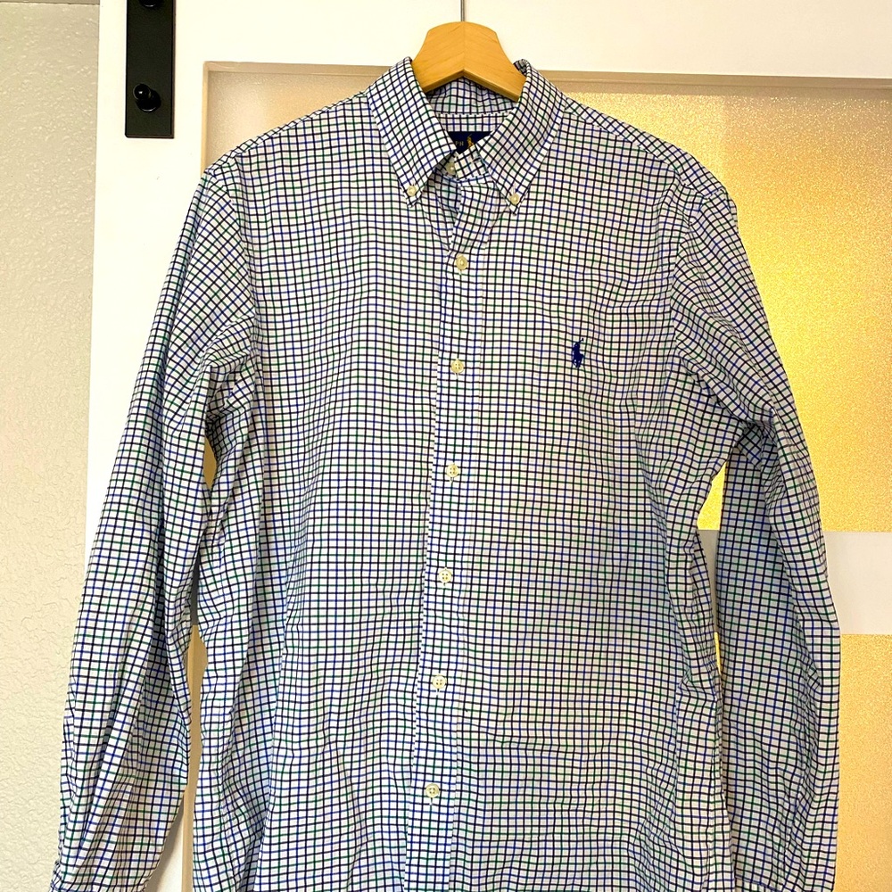 Ralph Lauren button down shirt, size M, EUC
